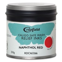 Caligo Water Wash Relief Ink 250ml Napthol Red