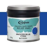 Caligo Water Wash Relief Ink 250ml Cyan