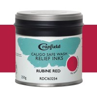 Caligo Water Wash Relief Ink 250ml Rubine Red