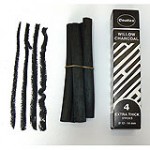 CHARCOAL NATURAL WILLOW 12-14mm 4pc