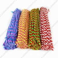 PIPE CLEANERS CHENILLE STEMS animal stripe