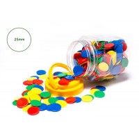 COUNTERS 25mm 4 COLOURS 400pc