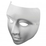 Face Mask Plain Plastic ea