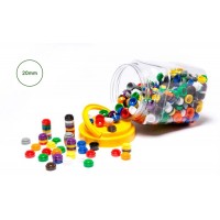 COUNTERS STACKING 10 COLOURS 500pc