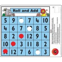 Roll and ADD MATH DESK GAME