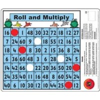 ROLL and MULTIPLY MATHS DESK GAME