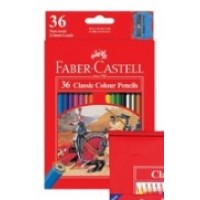 FABER CASTELL COLOURED PENCILS RED RANGE Classic 36pc asstd