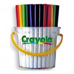 CRAYOLA WASHABLE CLASSIC SUPERTIP MARKERS 58-8240. 40pc