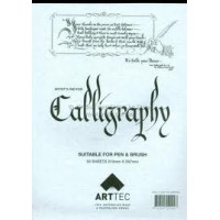 Arttec CALLIGRAPHY Pad Asstd A4 50sh