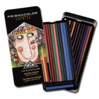 Prismacolor Soft Core Coloured Pencils Tin 24pc