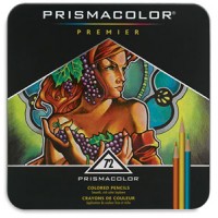 Prismacolor Soft Core Coloured Pencils Tin 72pc
