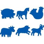 PAINT STAMPERS Farm Animals 6pc