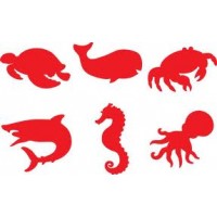 PAINT STAMPERS Sealife 6pc
