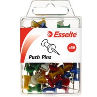 PUSH PINS Large Coloured 50pc