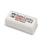 Faber Castell ERASER White Plastic Small 30pc