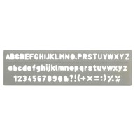 CELCO LETTERING STENCIL 5mm