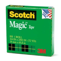 Scotch Invisible Tape 19mm x 66m