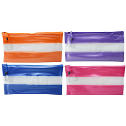 Osmer Mesh-Coloured Band 1 Zip Pencil Case 340x170mm