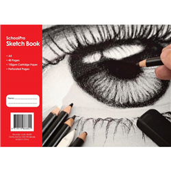 SchoolPro A4 40 Page Sketch Book