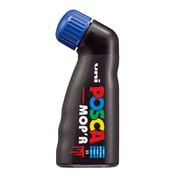 Posca MOP'R PCM-22 3.0-19.0mm Round Tip Blue Paint Marker