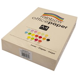 Rainbow A4 80gsm Ivory Copy Paper