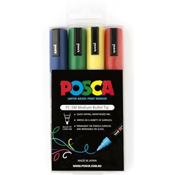 Posca PC-5M Assorted Colours 2.5mm Medium Bullet Paint Marker