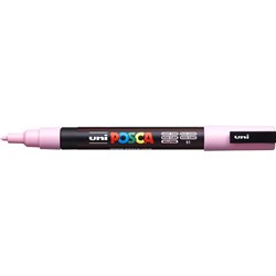 Uni Posca Paint Marker PC-3M  Fine 1.3mm Bullet Tip  Light Pink