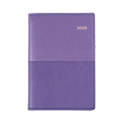 Collins 2025 Vanessa 355 B7R Week To View Purple Diary