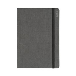 Debden 2025 Designer D18 A5 Day To A Page Charcoal Textured Fabric Diary