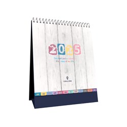 Collins 2025 Brighton 175x220mm Month To View Desk Calendar