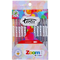 Texta Zoom Twist Crayons - Assorted Colours