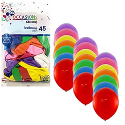 Alpen Assorted Colour 23cm Balloons