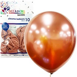 Alpen Chrome Rose Gold 30cm Balloons