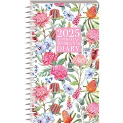 Hinkler 2025 Australian Women's Week To View Floral Slimline Diary