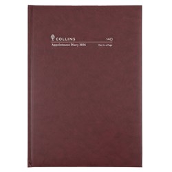 Collins 2026 Appointment 140/15 A4 Day To Page Early Edition Diary