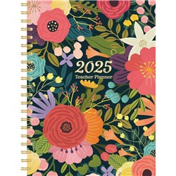 Cumberland Floral A4 Month To View Teachers Spiral Planner