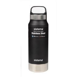 Sistema Drink Bottle Stainless Steel 650ml Assorted Colours 