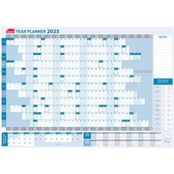 Sasco 2025 875x610mm Year Planner