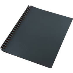 A4 Dark Green 20 Pocket Refillable Display Book