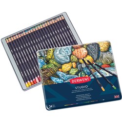 Derwent Studio Assorted Colour Pencils 24's