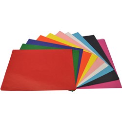 Rainbow 17gsm 500x750mm Acid Free Tissue Paper - Assorted