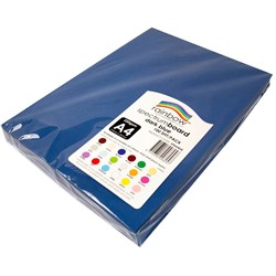 Rainbow A4 Dark Blue 220gsm Spectrum Board