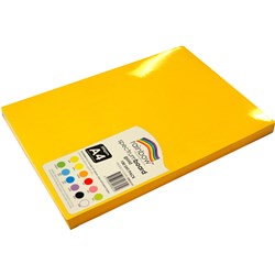 Rainbow A4 Gold 220gsm Spectrum Board