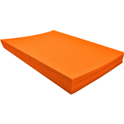 Rainbow Spectrum Board 510mmX640mm 220gms Orange 100 Sheets