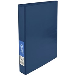 Bantex Insert Binder Standard A4 3D Ring 25mm Blue