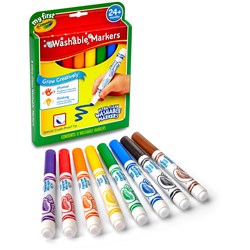 Marker Crayola My First 8 Assorted Washable Round Nib