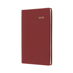 Collins 2025 Belmont 357 B7R 80x125mm Week To View Burgundy Diary