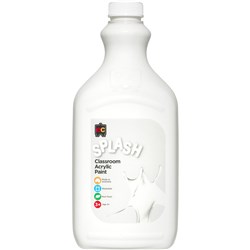 Splash Acrylic Paint - 2L - Snowball (White)