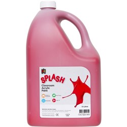 Splash Acrylic Paint - 5L - Toffee Apple (Red)