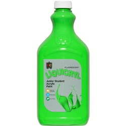 Paint Liquicryl Arcylic Fluorescent Green 2 Litre